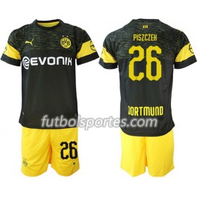 Camisetas Borussia Dortmund Piszczek 26 Niño Segunda Equipacion 2018/2019
